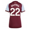 Aston Villa Ian Maatsen #22 Hjemmedrakt Kvinner 2025-26 Kortermet